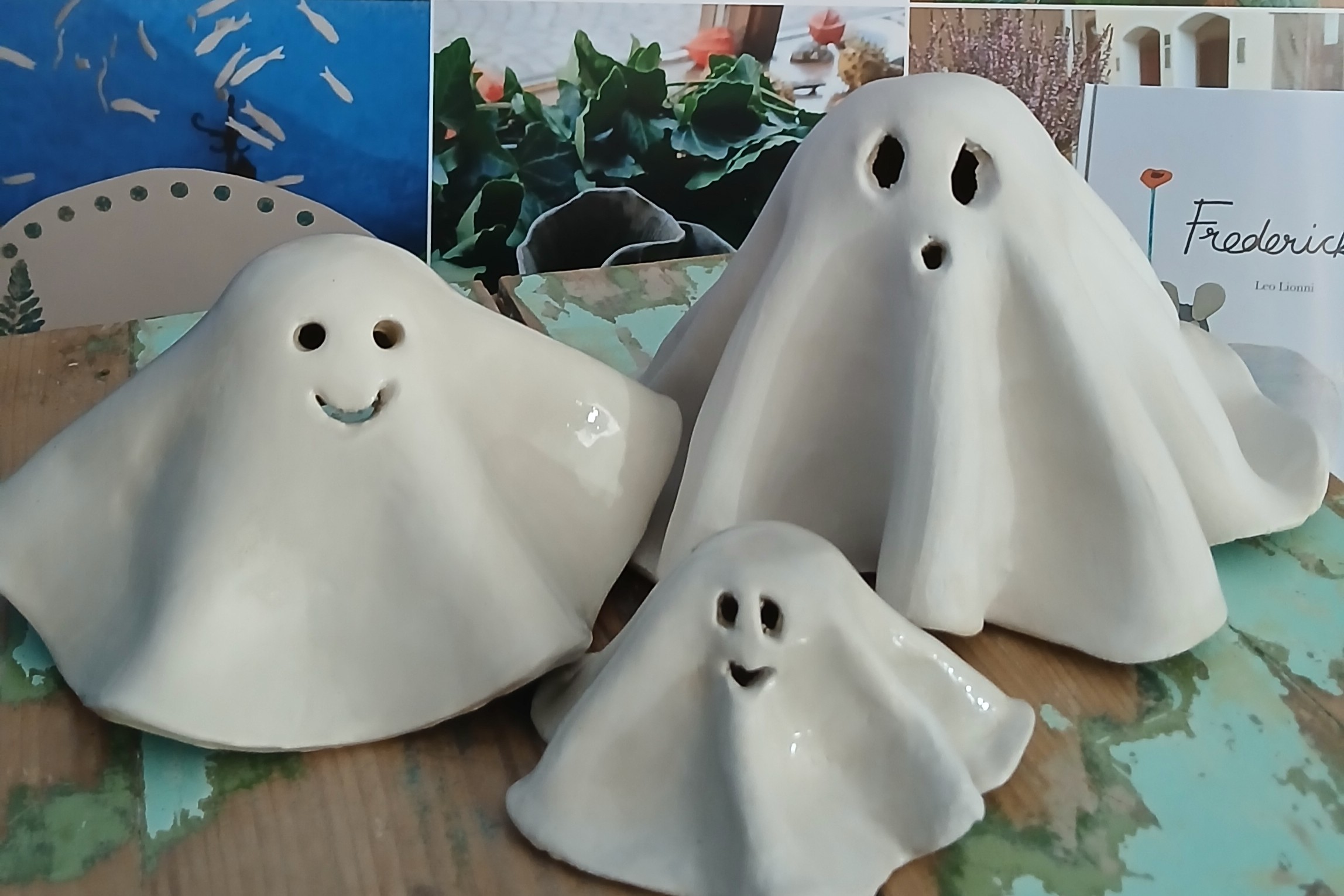 Töpferkurs für Kinder - Halloweengeist (2)