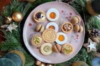 Plätzchenteller oder Adventskranzschale